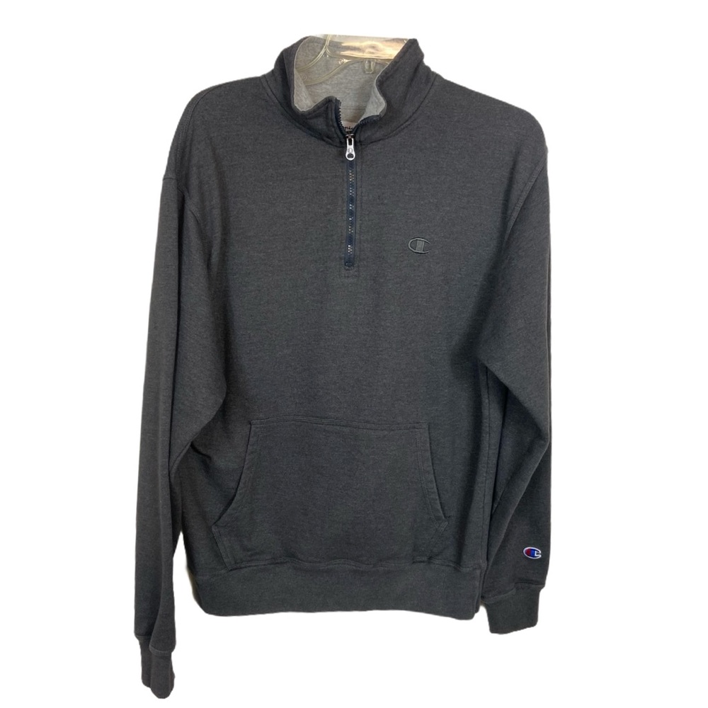 🖤Authentic Champion Quarter Zip Sweater